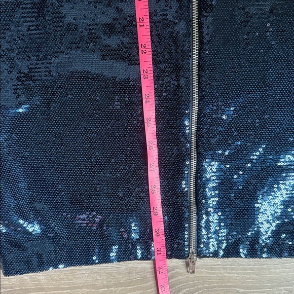 NEW Anthropologie Maeve Sequin Utility Midi Skirt 4 - Picture 9 of 9